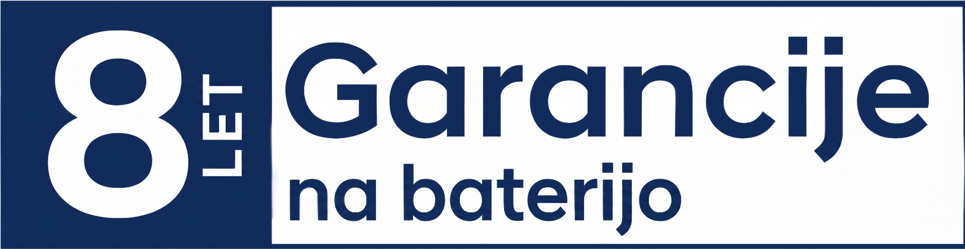 8 let garancije na baterijo