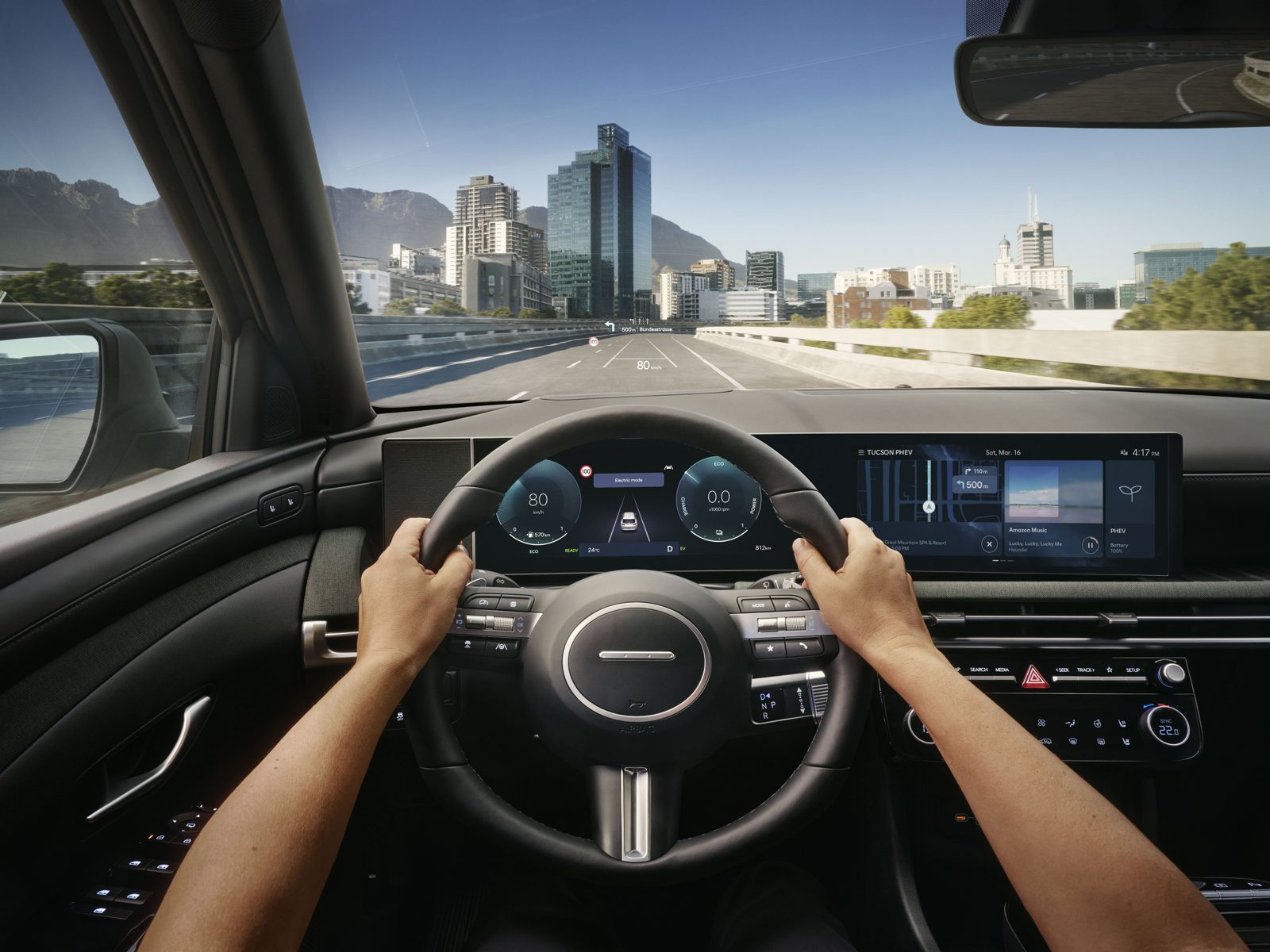 Head-Up Display projekcija