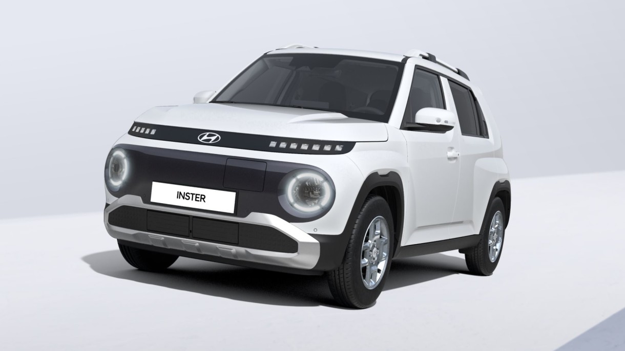 Hyundai INSTER v barvi Atlas White
