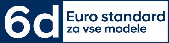Euro 6d emisijski standard za vse modele
